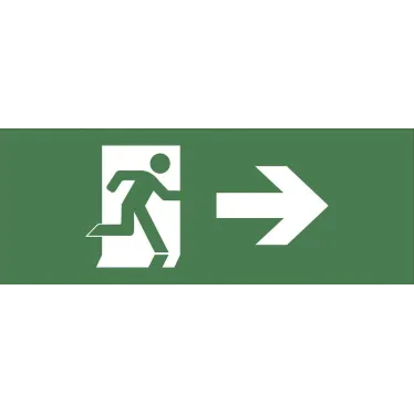 Этикетка самоклеящаяся INFO-SSA-102 фигура/стрелка вправо для светильника SSA-101