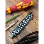 Шина PEN ноль-земля (6x9мм) 12 отв. цинк крепеж покраям