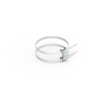 Хомут трубный двойной для изолированной мачты D0-500мм M16