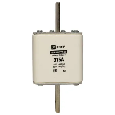 Вставка плавкая ППН-39 630/315А габарит 3