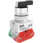 Переключатель ALC-2 22мм 2 позиции I-O черная длинная ручка