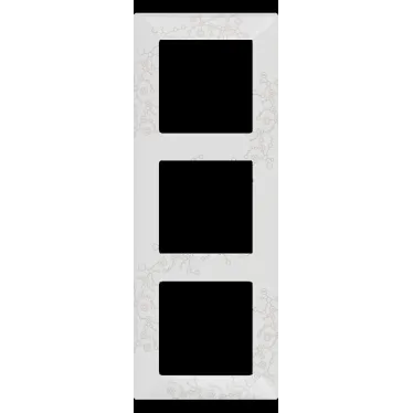 Valena LIFE Рамка 3 поста Эл грей универсальная