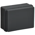 Коробка распаячная двухкомпонентная КМ42441 для открытой проводки безгалогенная (HF) 150х110х70мм IP67 10 вводов черная IEK