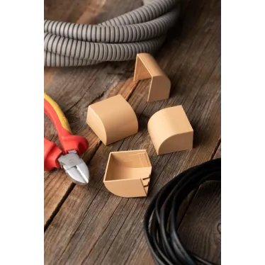 Заглушка (40х25) (4 шт) Plast под светлое дерево