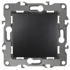 Переключатель, 10АХ-250В, Эра12, антрацит,12-1103-05