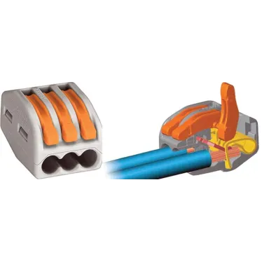 Клемма 3x0.08-2.5мм