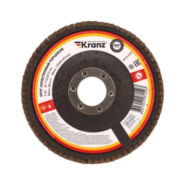 Круг лепестковый торцевой, P80, 115х22,2мм