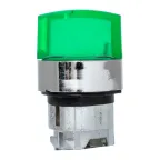 Механизм переключателя исполнительный ХB4 зеленый на 2 положения возвратный без фиксации с подсветкой с короткой ручкой PROxima