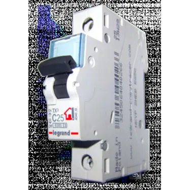 Выключатель автоматический однополюсный 25А C TX3 6кА