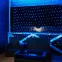 Гирлянда "Сеть" 2,5х2,5м, черный ПВХ, 432 LED Белые/Синие | 215-032 | NEON-NIGHT