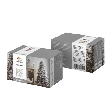 Гирлянда Твинкл Лайт 4 м, прозрачный ПВХ, 25 LED, цвет ТЕПЛЫЙ БЕЛЫЙ | 303-166 | NEON-NIGHT