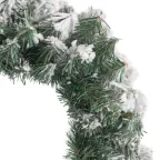 Заснеженный еловый венок Ø 45 см, ПВХ | 307-147 | NEON-NIGHT
