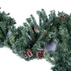 Еловый шлейф 2,7 м  с шишками, объем 41 см | 307-221 | NEON-NIGHT