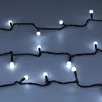 Светодиодная гирлянда ARD-BALL-CLASSIC-D13-10000-BLACK-100LED WHITE (230V, 7W) | 025571 | Arlight