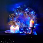 Гирлянда "Твинкл Лайт" 4 м, темно-зеленый ПВХ, 25 LED, цвет: Синий | 303-013 | NEON-NIGHT