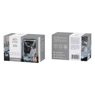 Гирлянда Мишура LED 6 м прозрачный ПВХ, 576 диодов, цвет белый | 303-615 | NEON-NIGHT