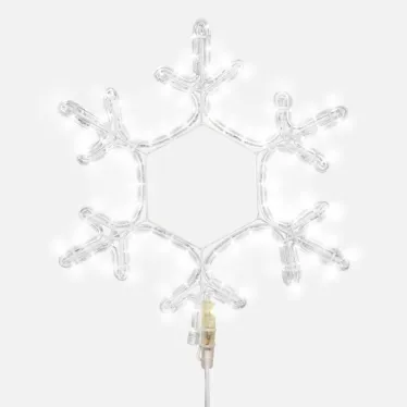 Фигура "Снежинка" цвет белый, размер  45*38 см  | 501-212-1 | NEON-NIGHT