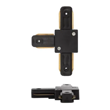 Коннектор для однофазного шинопровода T-образный черный | 612-012 | Rexant