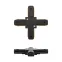 Коннектор для однофазного шинопровода X-образный черный | 612-013 | Rexant