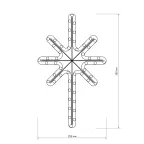 Фигура ARD-STAR-M2-380x250-36LED Warm (230V, 2.5W) | 025313 | Arlight