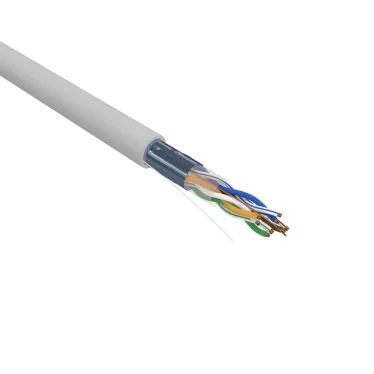 Кабель витая пара F/UTP, CAT 5e, PVC, 4х2х0,52 мм, 24AWG, INDOOR, SOLID, серый, 305 м REXANT PRO | 02-0025 | REXANT