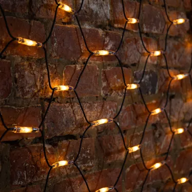 Гирлянда "Сеть" 2x3м, черный КАУЧУК, 432 LED ТЕПЛЫЙ БЕЛЫЙ | 217-126 | NEON-NIGHT