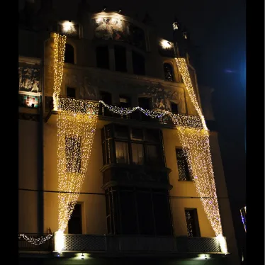 Гирлянда "Светодиодный Дождь" 2х6м, постоянное свечение, прозрачный провод, 230 В, диоды ТЕПЛЫЙ БЕЛЫЙ, 1140 LED | 235-176 | NEON-NIGHT