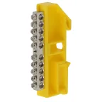 Шина PE "Земля" на на DIN-изол ШНИ-6х9-10 никелированная Д-Желтый (10/250/9000) NO-222-92-1 | Б0044141 | ЭРА