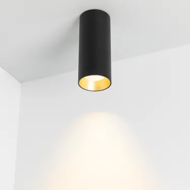 Светильник SP-POLO-SURFACE-R65-8W Warm3000 (BK-GD, 40 deg) | 027508 | Arlight