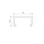 Коннектор угловой MAG-ORIENT-CON-2652-FDW-L90 (WH) (Arlight, IP20 Металл, 3 года) | 035808 | Arlight