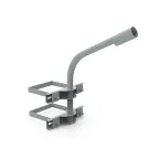 Кронштейн для уличных светильников на опору с 2 хомутами 625х460х680 D60мм | 903265303 | Gauss