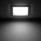 Светильник светодиодный встраиваемый квадратный с декоративным стеклом 12W 4000K 1/40 | 948111212 | Gauss