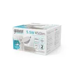 Светильник встраиваемый downlight Elementary круг 5,5W 450lm 4000K 185-250V IP54 95*45 монтаж белый LED 1/40 | 999420205 | Gauss