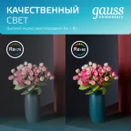 Светильник встраиваемый downlight Elementary круг 7,5W 620lm 4000K 185-250V IP54 95*45 монтаж белый LED 1/40 | 999420207 | Gauss