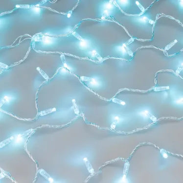 Светодиодная гирлянда ARD-STRING-CLASSIC-1000-CLEAR-100LED-PULSE Azure (230V, 7W) (Ardecoled, IP65) | 031644 | Arlight