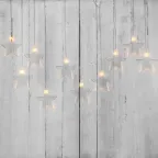 Гирлянда светодиодная Звезды 1,5х0,6 м, прозрачный провод, теплый белый свет свечения | 303-030 | NEON-NIGHT