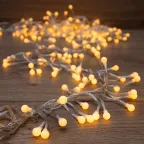 Гирлянда "Мишура LED"  3 м  прозрачный ПВХ, 288 диодов, цвет желтый | 303-601 | NEON-NIGHT