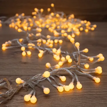 Гирлянда "Мишура LED"  3 м  прозрачный ПВХ, 288 диодов, цвет желтый | 303-601 | NEON-NIGHT