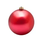 Елочная фигура Шар, 15 см, цвет красный матовый | 502-302 | NEON-NIGHT