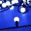 Светодиодная гирлянда ARD-BALL-CLASSIC-D23-10000-BLACK-80LED BLUE (230V, 3.5W) | 025600 | Arlight