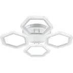 Светильник потолочный светодиодный  Nancy 6111-104 80 Вт LED 2800К - 6200К модерн с пультом | Б0060846 | Rivoli