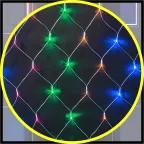 Гирлянда световая  NGF-N01-240RGBY-12-2x1.5m-230-TR-IP44 | 61853 | Navigator