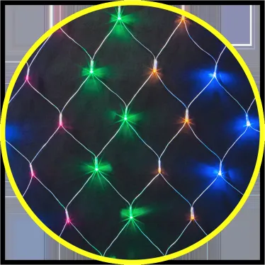 Гирлянда световая  NGF-N01-240RGBY-12-2x1.5m-230-TR-IP44 | 61853 | Navigator