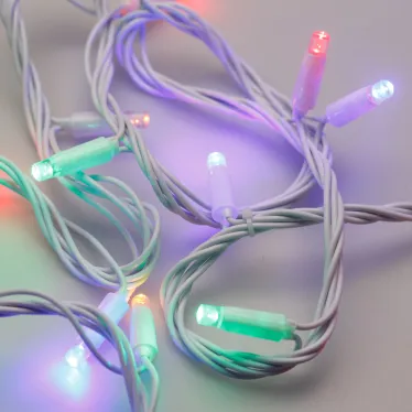 Светодиодная гирлянда ARD-STRING-CLASSIC-10000-WHITE-100LED-LIVE RGB (230V, 7W) | 025823 | Arlight