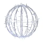 Шар светодиодный 230V, диаметр 30 см, 120 светодиодов, эффект мерцания, цвет теплый белый | 501-609 | NEON-NIGHT