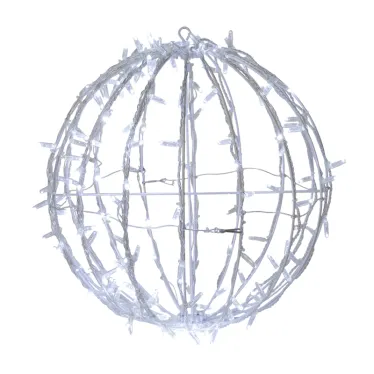 Шар светодиодный 230V, диаметр 30 см, 120 светодиодов, эффект мерцания, цвет теплый белый | 501-609 | NEON-NIGHT