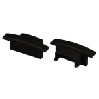 Заглушка LINE-2308-F BLACK глухая (пластик)