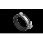 Хомут быстрой фиксации с изоляцией с гайкой М8 для труб d 1''