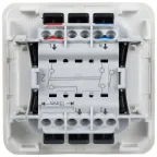 Plexo Выключатель двухполюсный белый