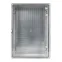Бокс пластиковый с монтажной платой прозр. дверь 700х500х250 мм IP65 PROxima